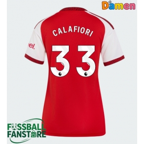 Arsenal Riccardo Calafiori #33 Replik Heimtrikot Damen 2026-27 Kurzarm